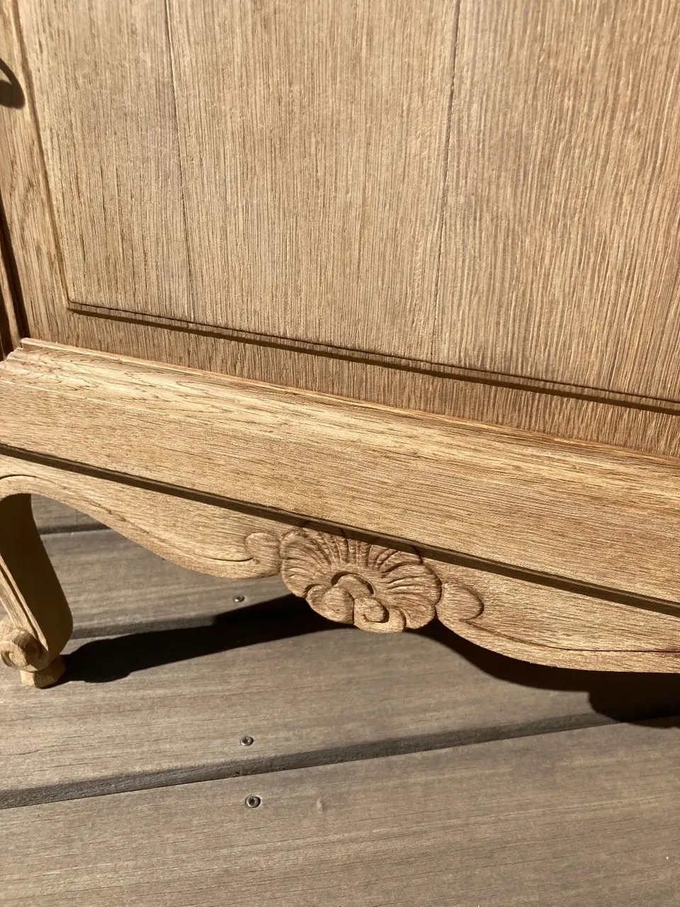 Joli buffet confiturier CHENE MASSIF ! Superbe  meuble vintage relooke en bois massif