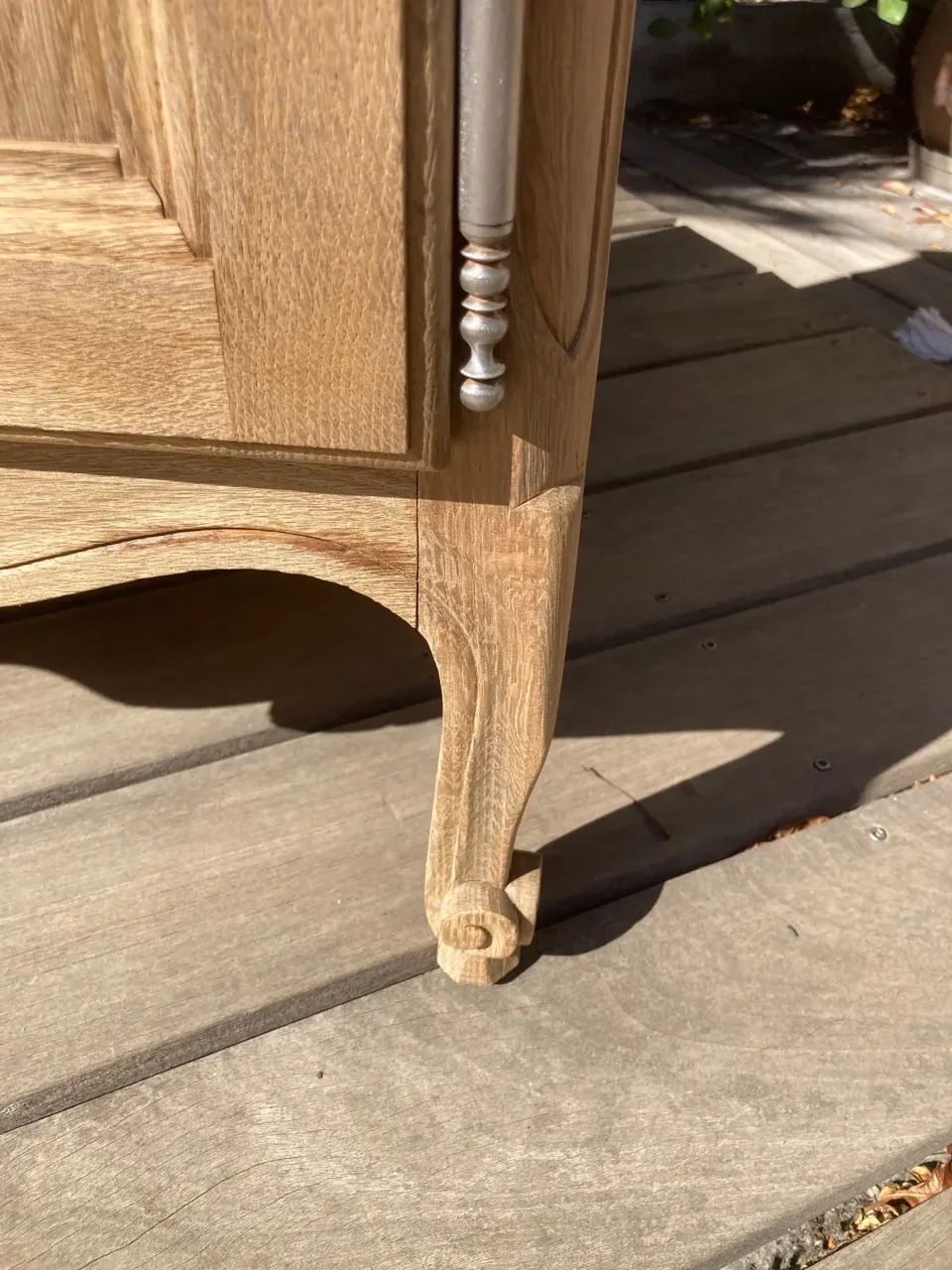 Joli buffet confiturier CHENE MASSIF ! Superbe  meuble vintage relooke en bois massif