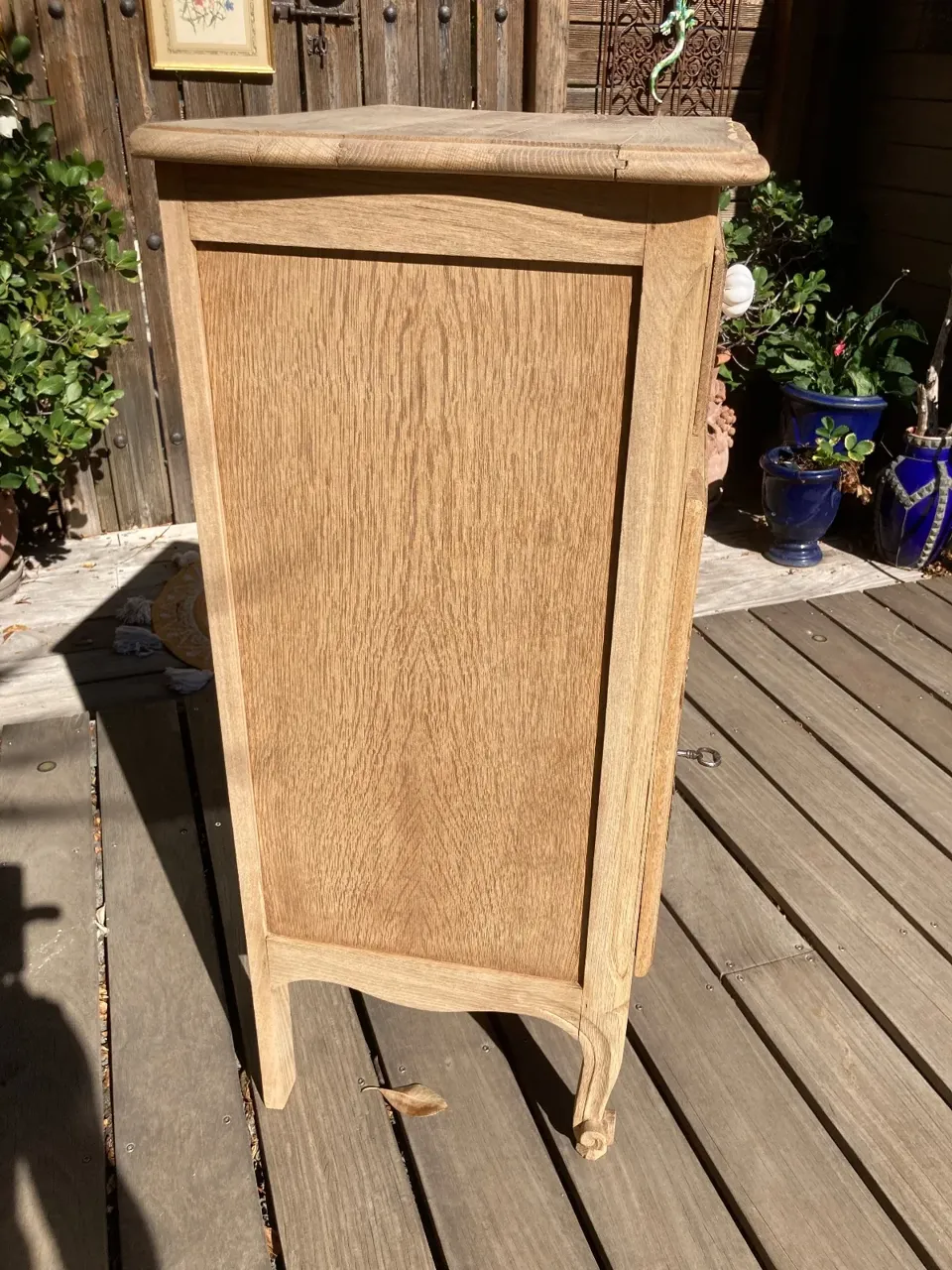 Joli buffet confiturier CHENE MASSIF ! Superbe  meuble vintage relooke en bois massif