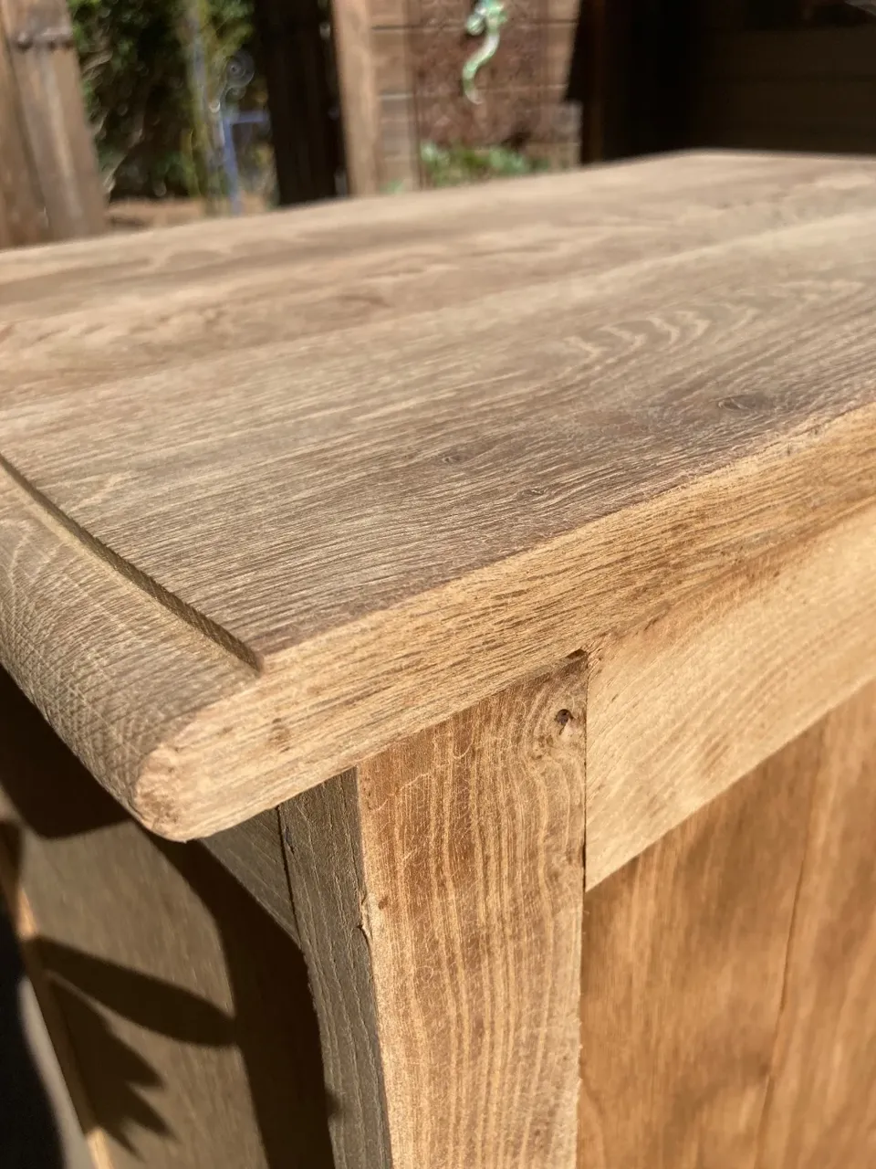 Joli buffet confiturier CHENE MASSIF ! Superbe  meuble vintage relooke en bois massif